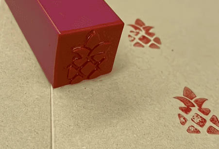 print with the stamp