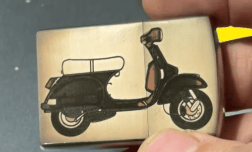 ComMarker Titan fiber laser color engraved zippo