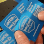 laser mark batch metal business cards