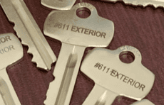 laser marked keys