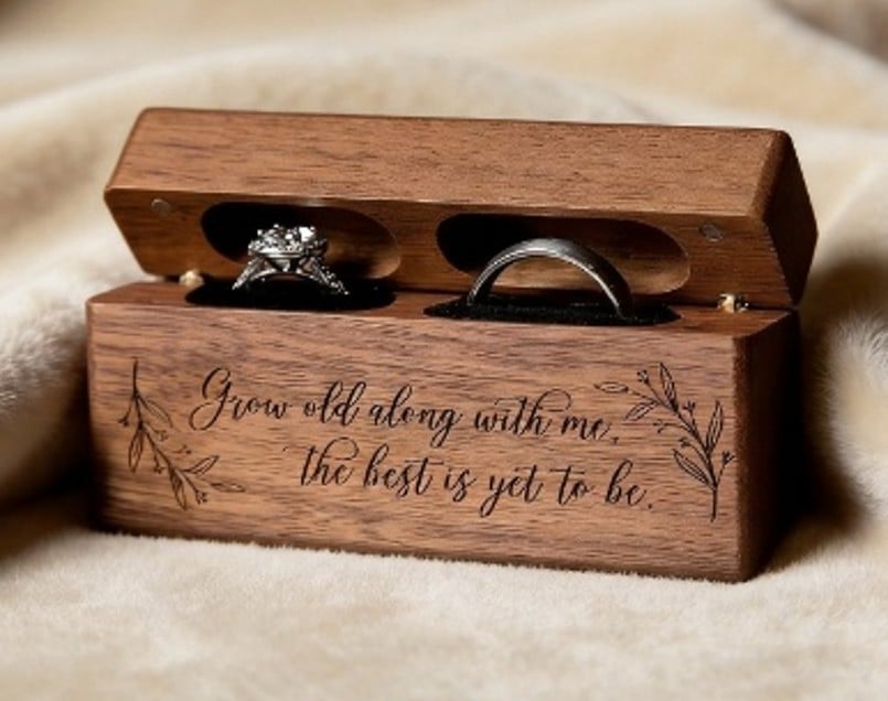 Laser Engraving Wooden Jewelry Boxes